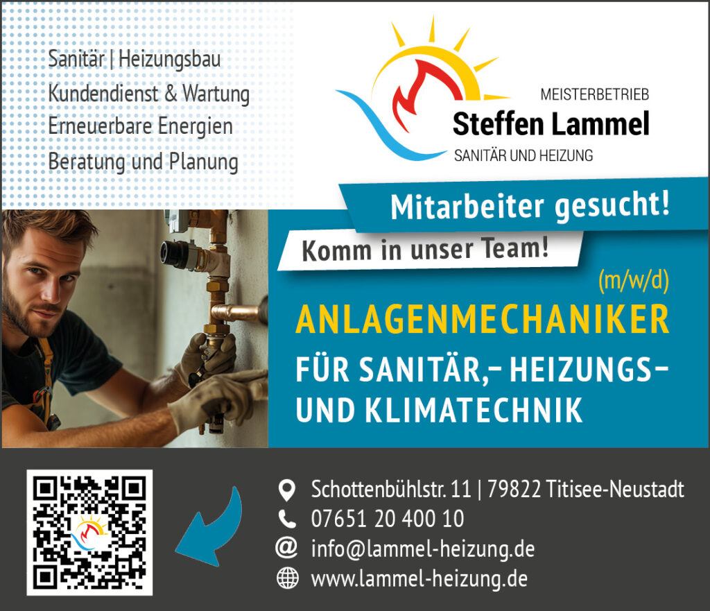 Anzeige - Anlagenmechaniker-SHK